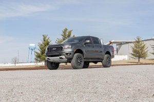 Ford Ranger Suspension Lift Kit - Front + Rear - Rough Country - 3.5 Inch Lift Kit | N3 | Cast Steel Knuckles - '19-'23